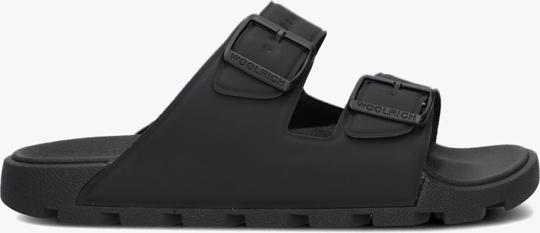 WOOLRICH zwarte woolrich slippers sandalo donna