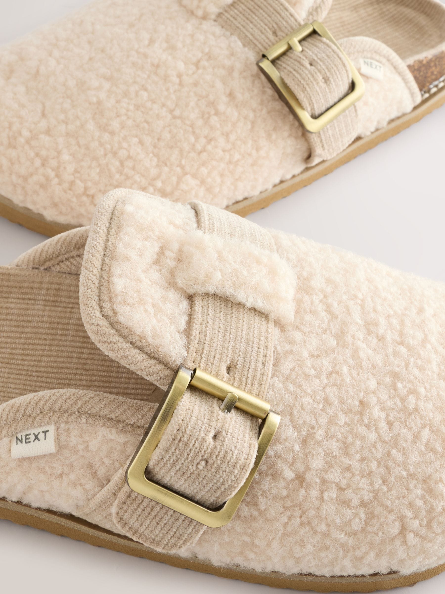 Neutraal - Borg Buckle Slippers
