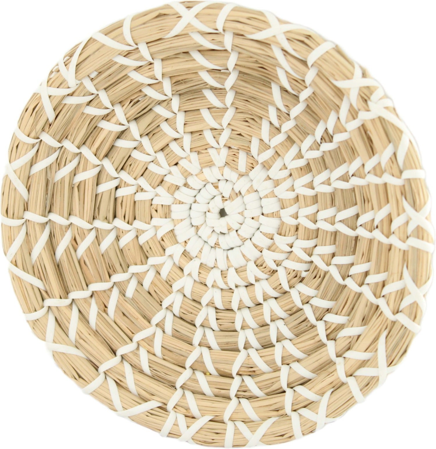 Dijk Natural Collections wandhanger Flora naturel / wit D 18 H 3 cm