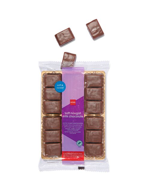 nougat tendre au chocolat au lait 180g