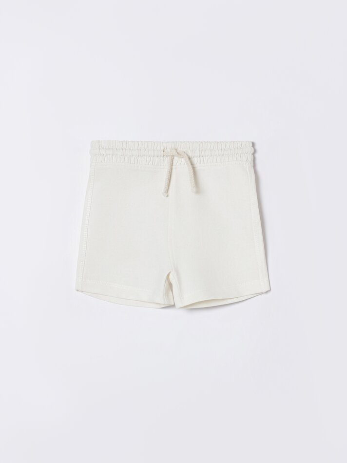Conjunto de 2 Bermudas Básicas Lisas - Mostarda