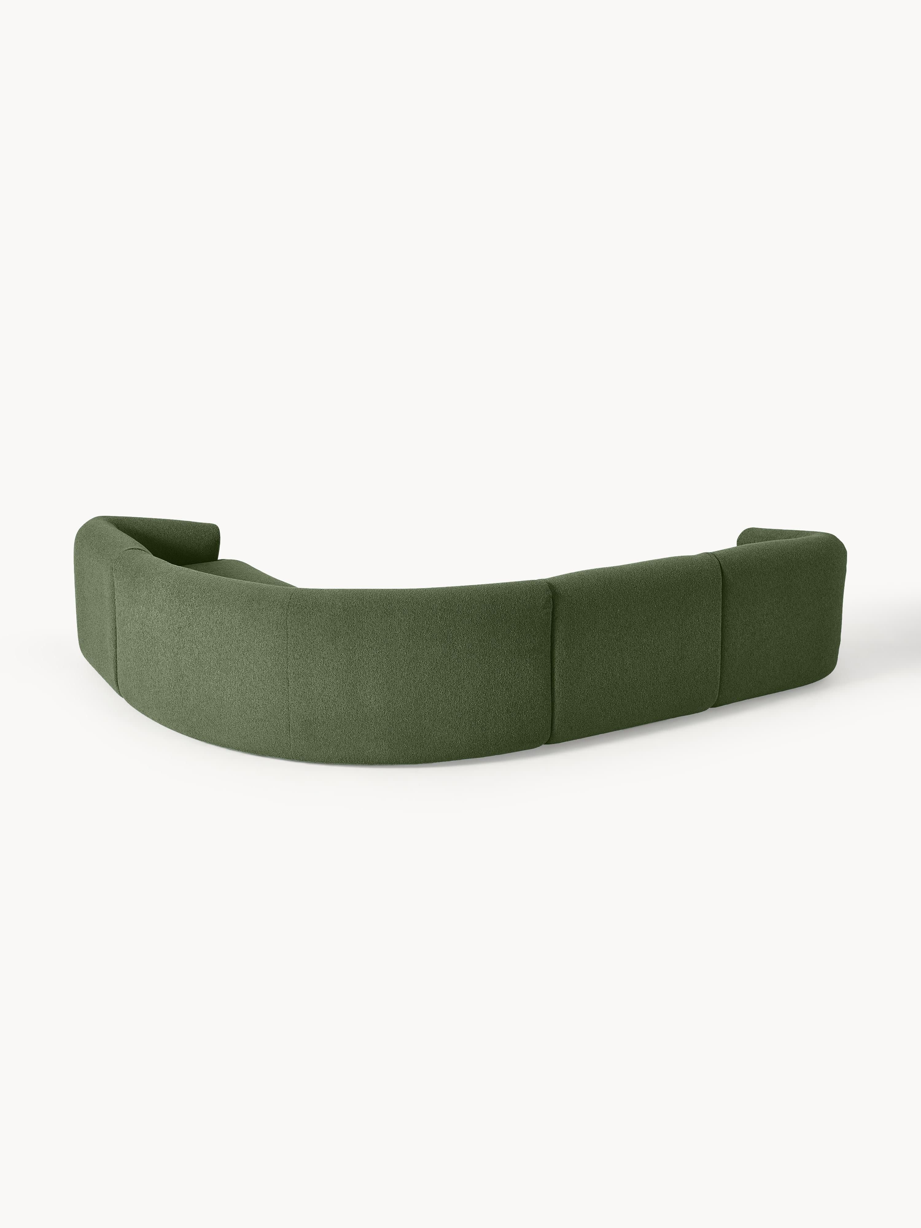 Modulaire bouclé hoekbank Sofia (4-zits)