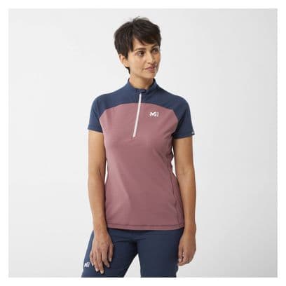 Polaire Millet Morpho Zip Rose Femme