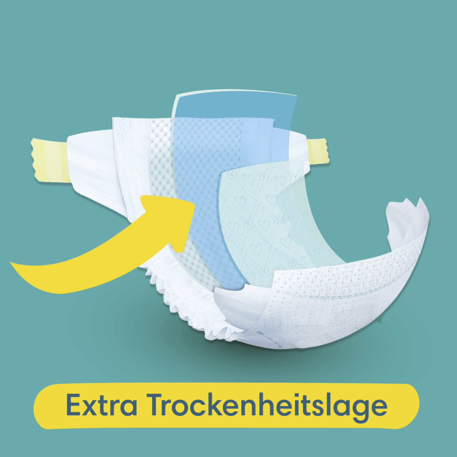 Pampers Baby-Dry Grösse 6, 13-18kg, 148 Stück
