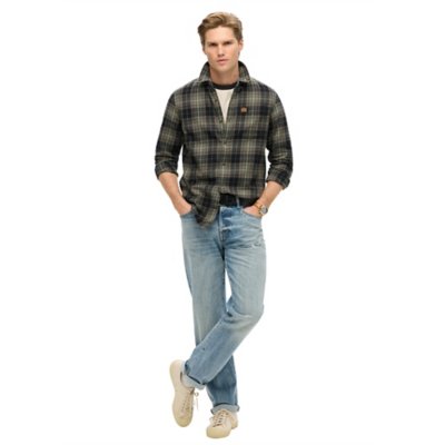 Chemise à manches longues homme Cotton Lumberja SUPERDRY