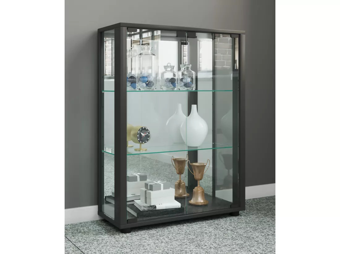 Verre Stand Vitrine Sintalo Miroir