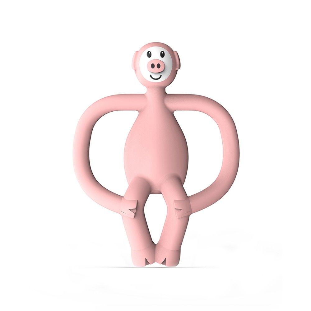 Matchstick Monkey Beißring / Zahnungshilfe für wundes Zahnfleisch verschiedene Tiermotive