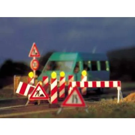Busch Baustellen-Set mit 7 Warnbaken