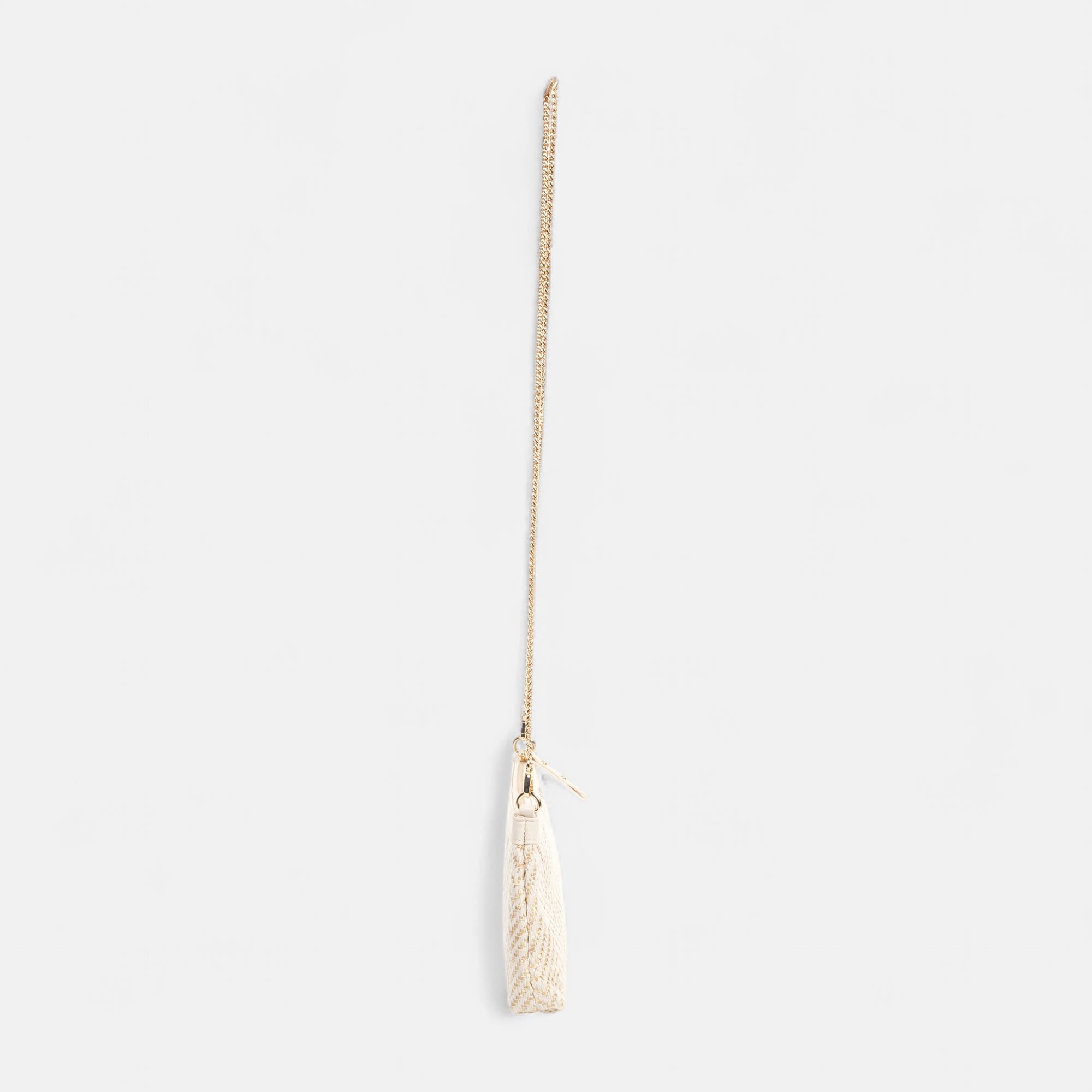 Sac bandoulière beige