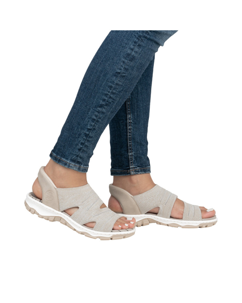 Rieker - Ready2Go damesandal - beige