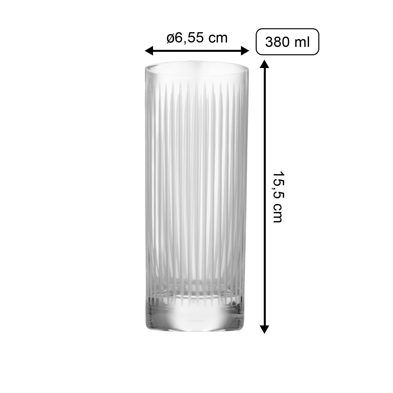 Stölzle Lausitz Saftgläser New York Bar Soho 380 ml 6er Set