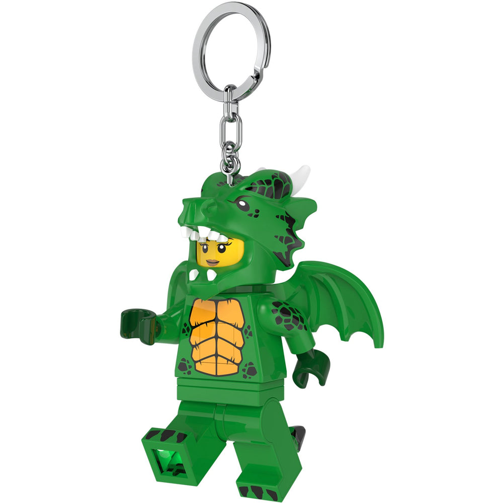 Køb Euromic Lego® Minifigures™ Nøglering Med Lys Green Dragon Girl