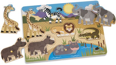 Melissa & Doug Knottepuslespill Safari 7 Brikker