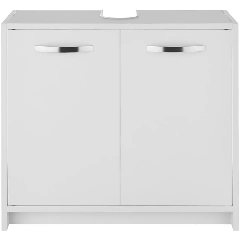 tectake Wastafelonderkast Katalina, ruim, draagkracht 20 kg, Wit