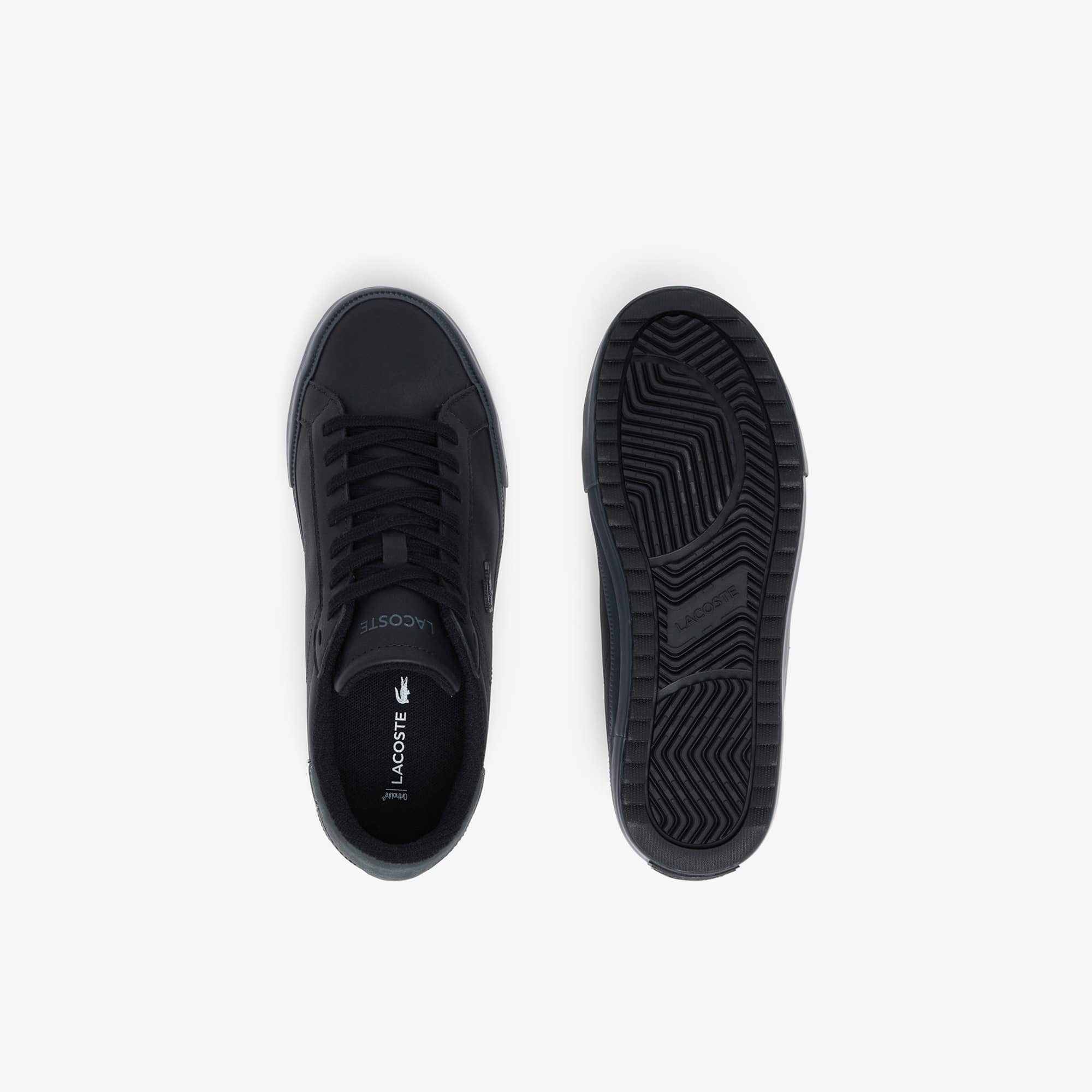 Chaussures outdoor Powercourt Winter femme Lacoste en cuir Outdoor - Noir - Lacoste - Femme