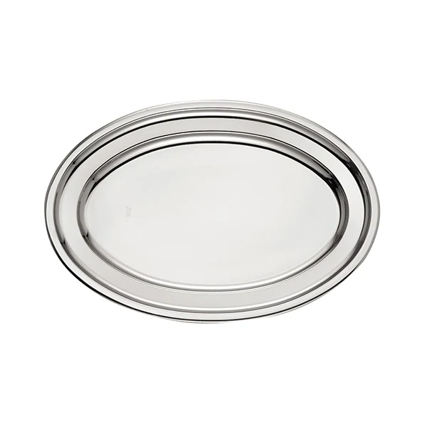 Plat ovale en inox England 50 cm Inoxriv