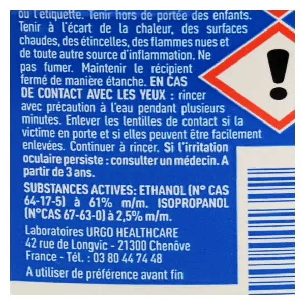 Urgo Gel Desinfetante Hidroalcoólico para as Mãos - 100ml