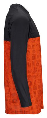 Maillot Manches Longues Kenny Charger Orange / Noir