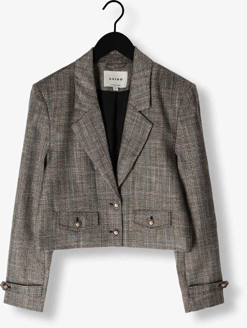 zwarte aaiko blazer ines tweed pes 540