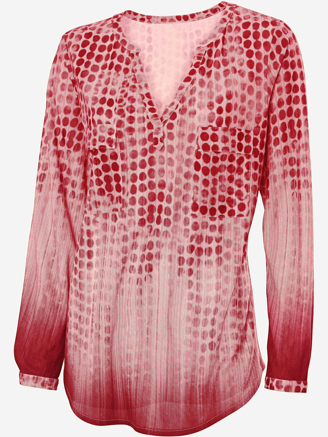 Chemisier léger motif à pois tendance