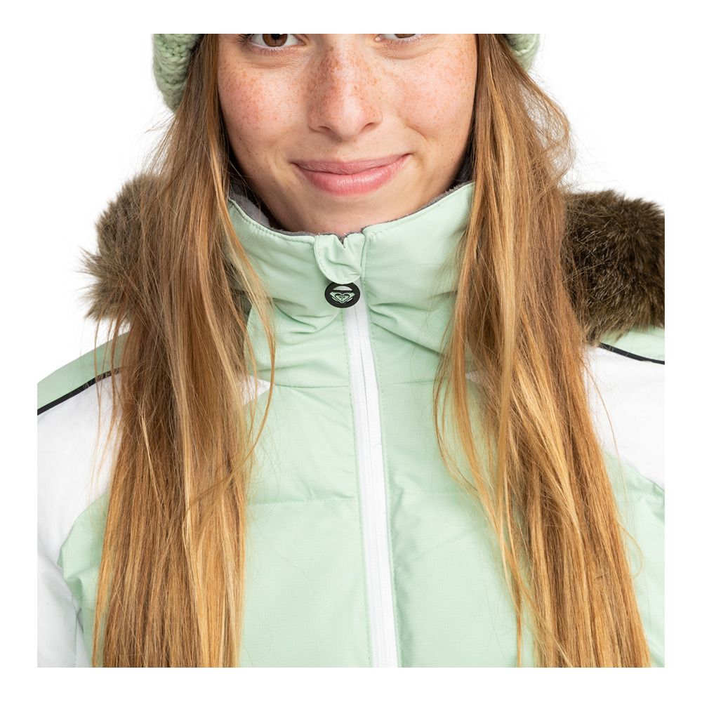 Roxy SNOWBLIZZARD - Doudoune ski Femme cameo green