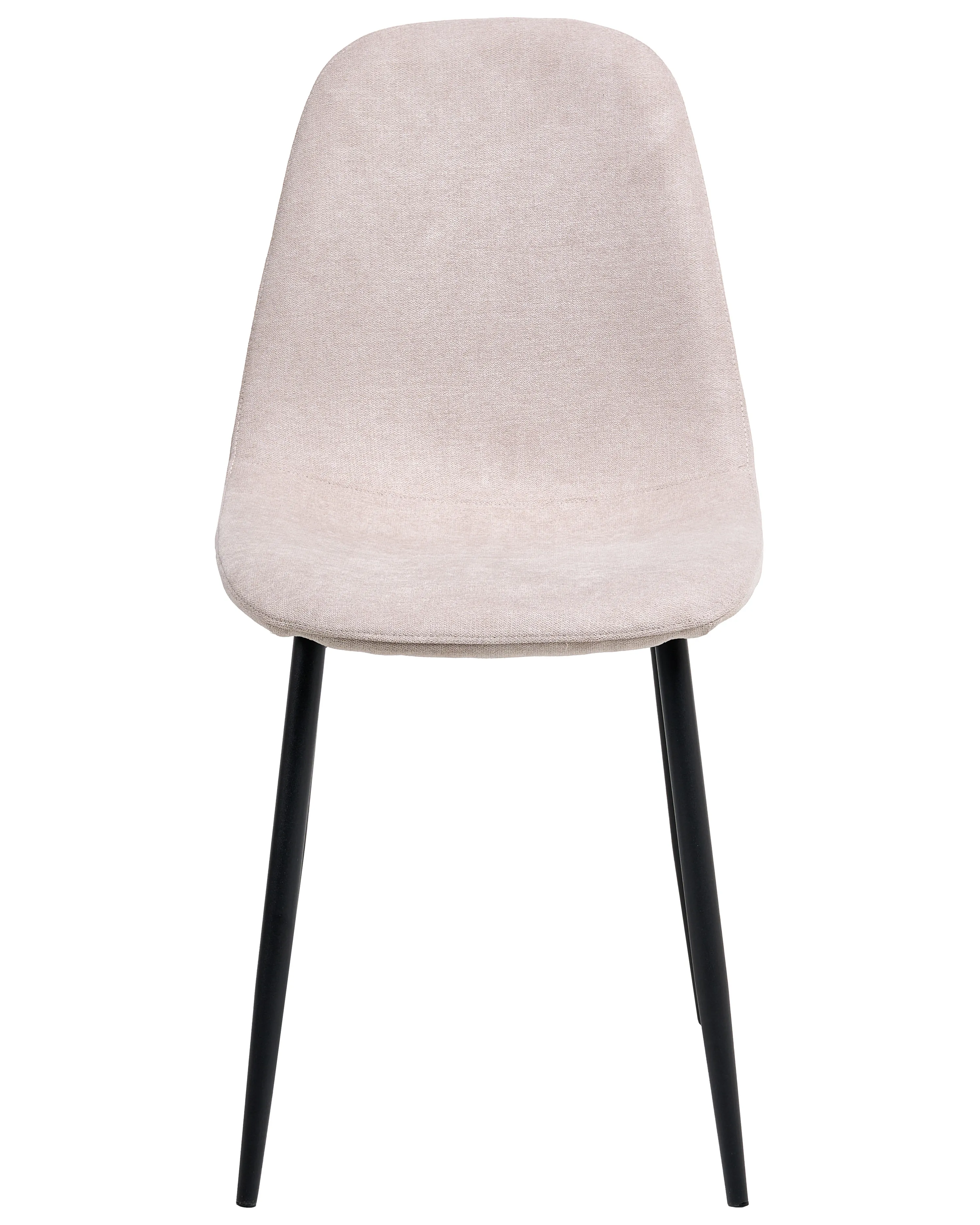 Set van 4 eetkamerstoelen CRANDALL Stof Beige