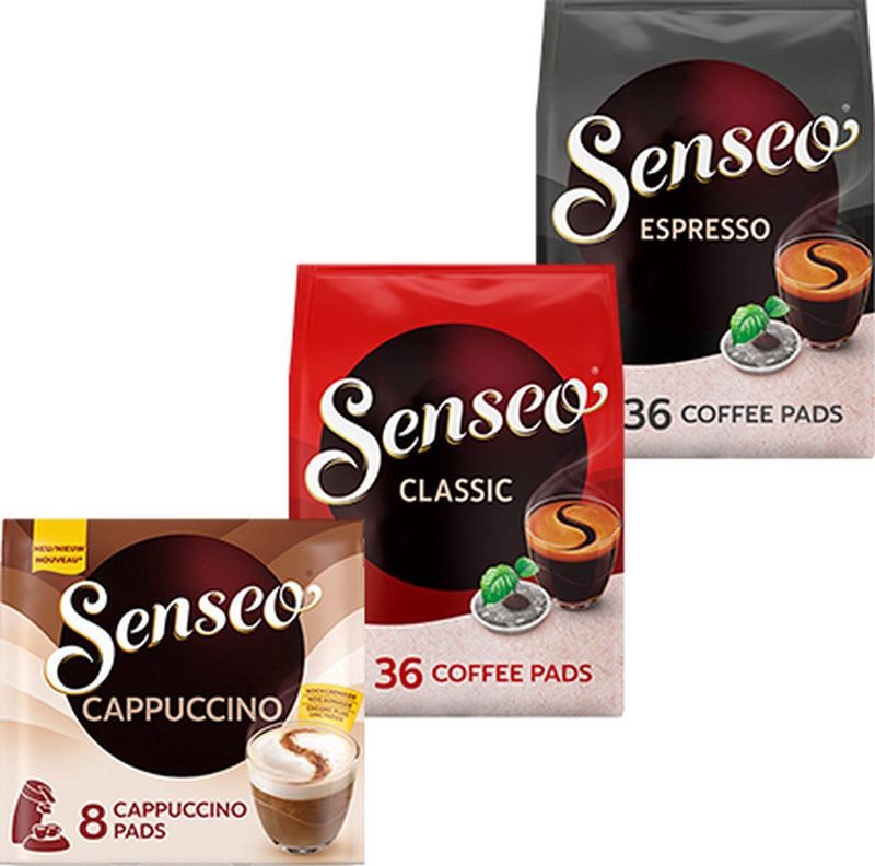 Senseo Koffiepads Variatiepakket - 3 Smaakvarianten - 80 pads