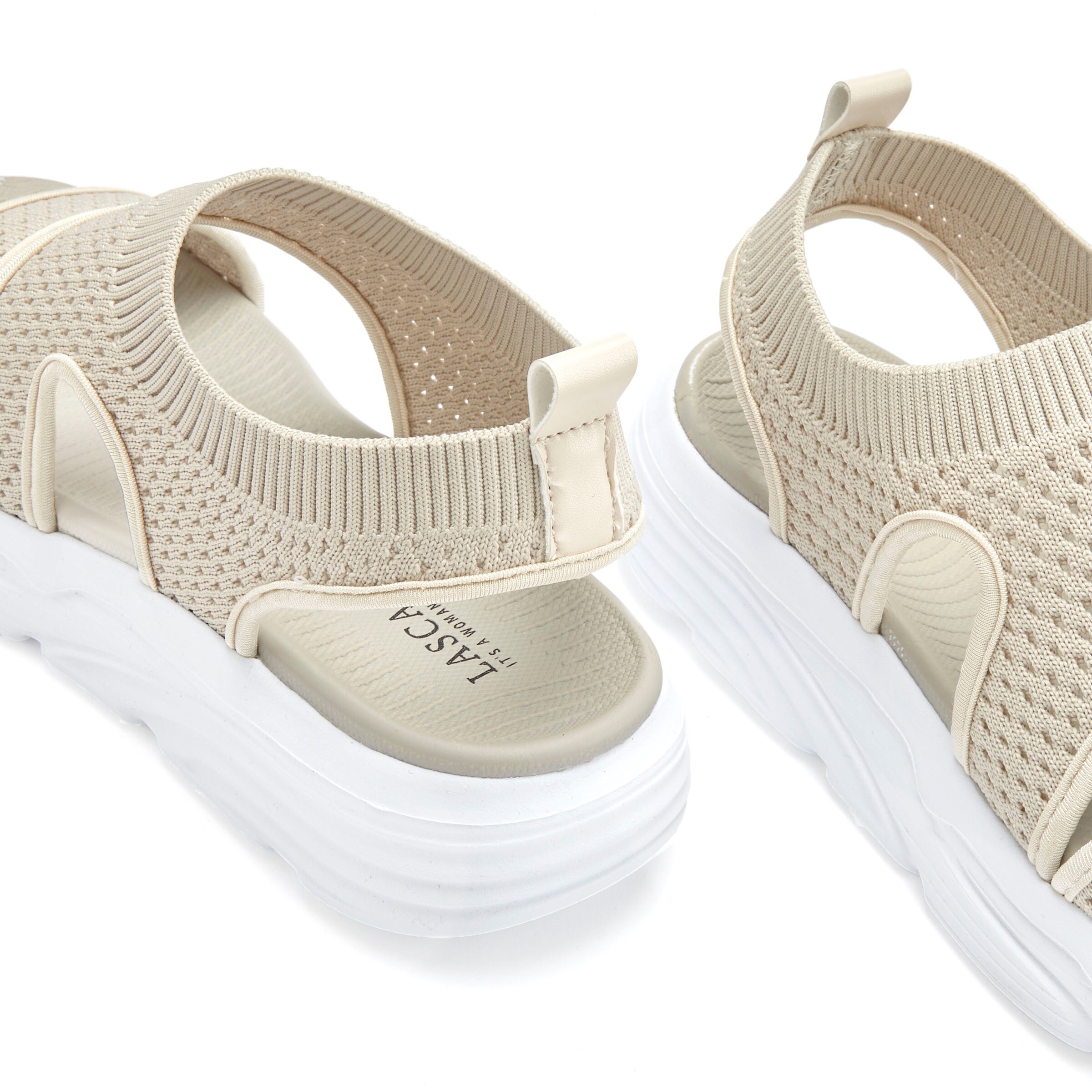 LASCANA Sandale in beige