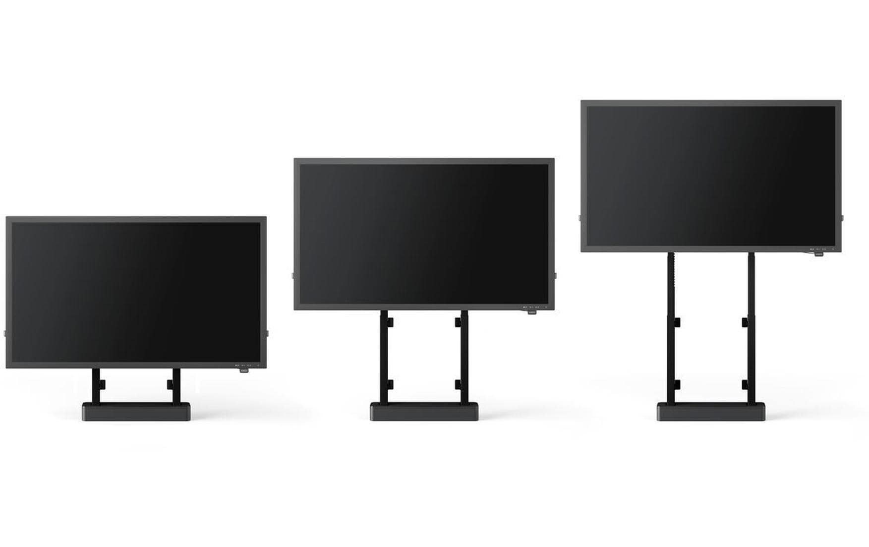 TV-Lift Rise 2008 Schwarz<br>Boden-Wand-Montagemodul mit motorisiertem Display-Liftsystem