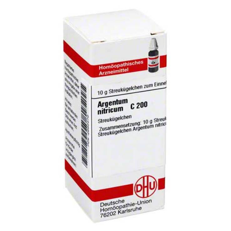DHU Argentum nitricum C 200 Globuli, 10 g
