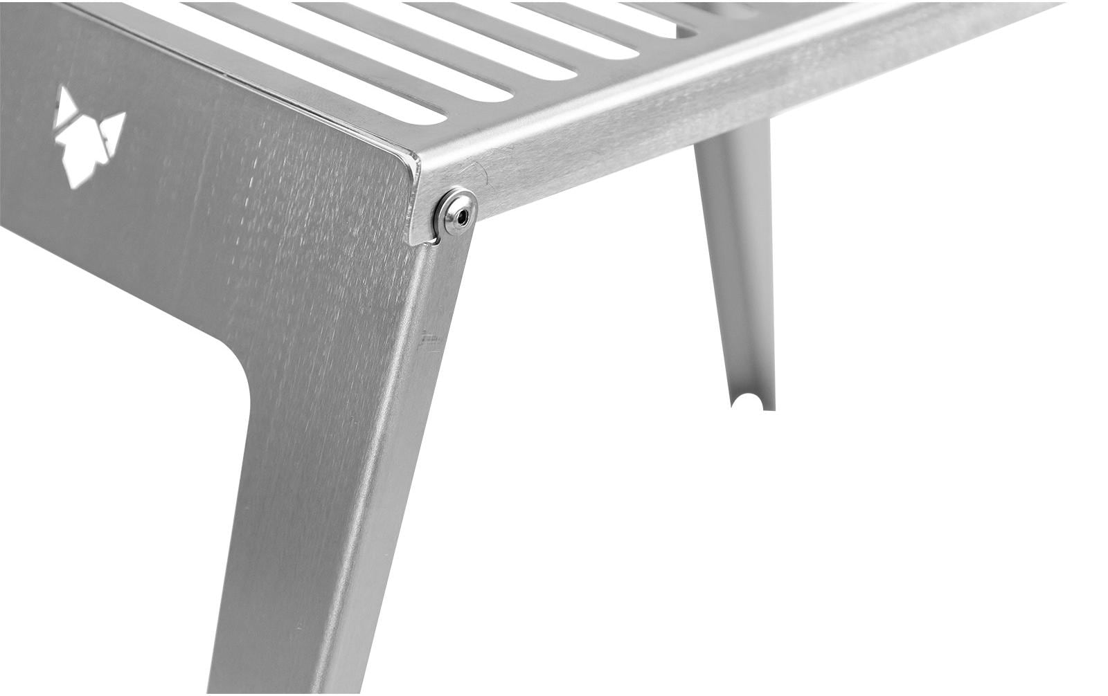Klapprost zu Hobo Premium, EdelstahlKlappbarer Grillrost für den Hobo Premium Campingkocher