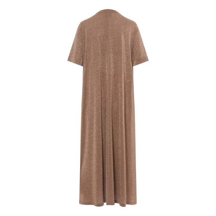 Momoni Robe Altamura Métallisée | Argile