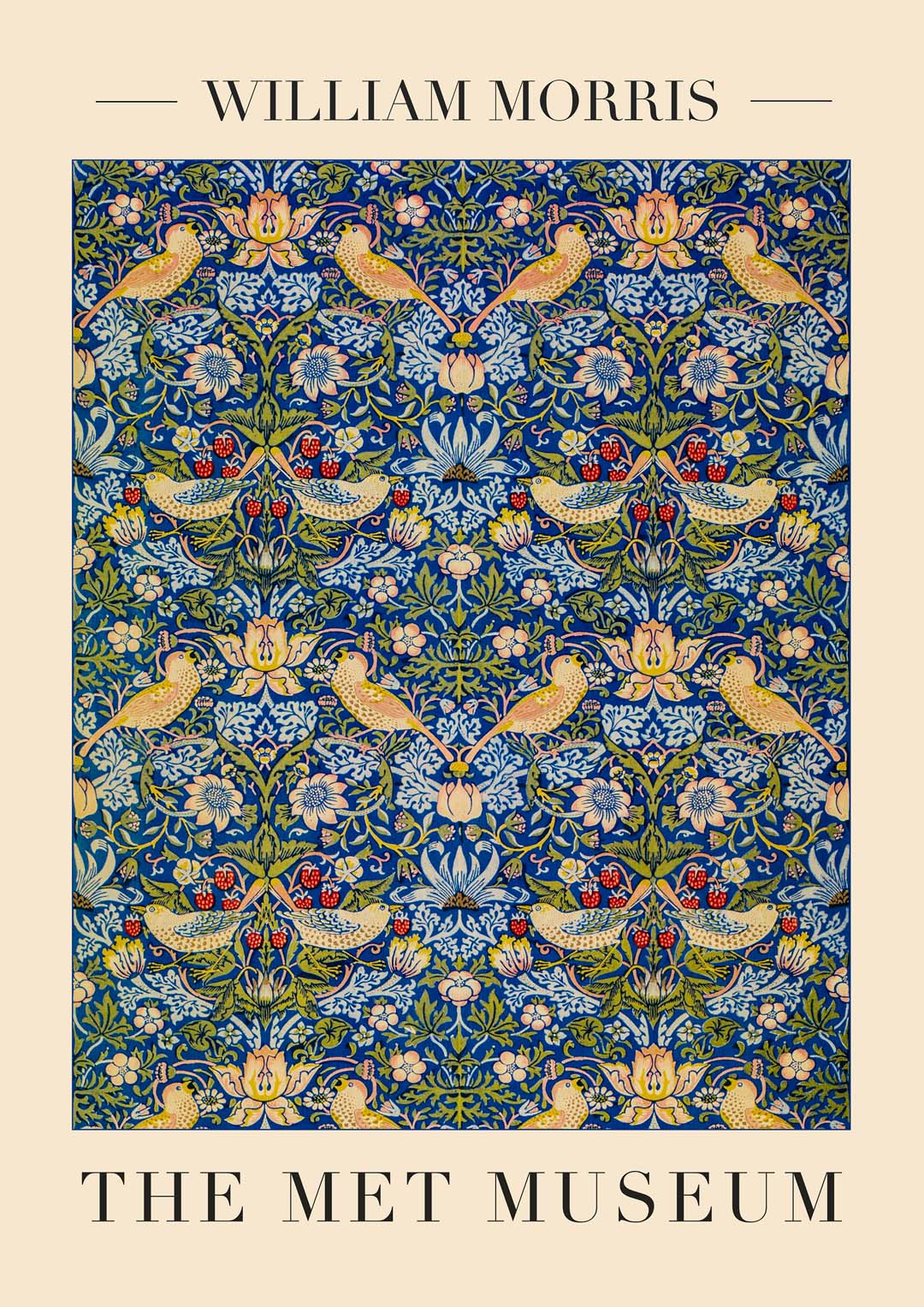 William Morris Strawberry Thief Kunstausstellung