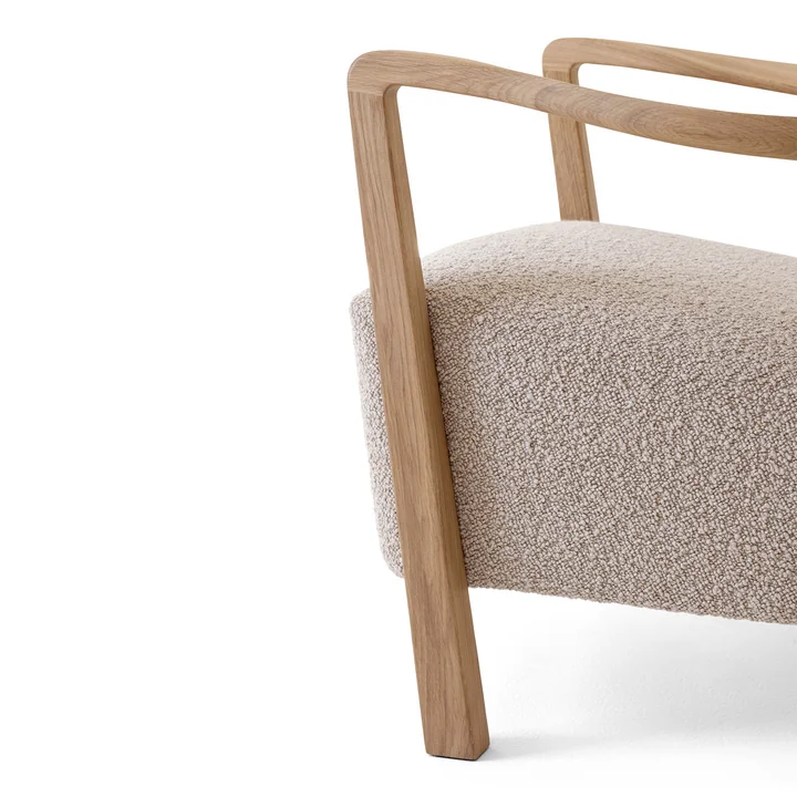 &Tradition - Wulff ATD2 Lounge Chair, Eiche geölt / beige (Karakorum 003)