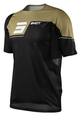 Maillot Manches Courtes Shot Rogue Revolt Noir / Or