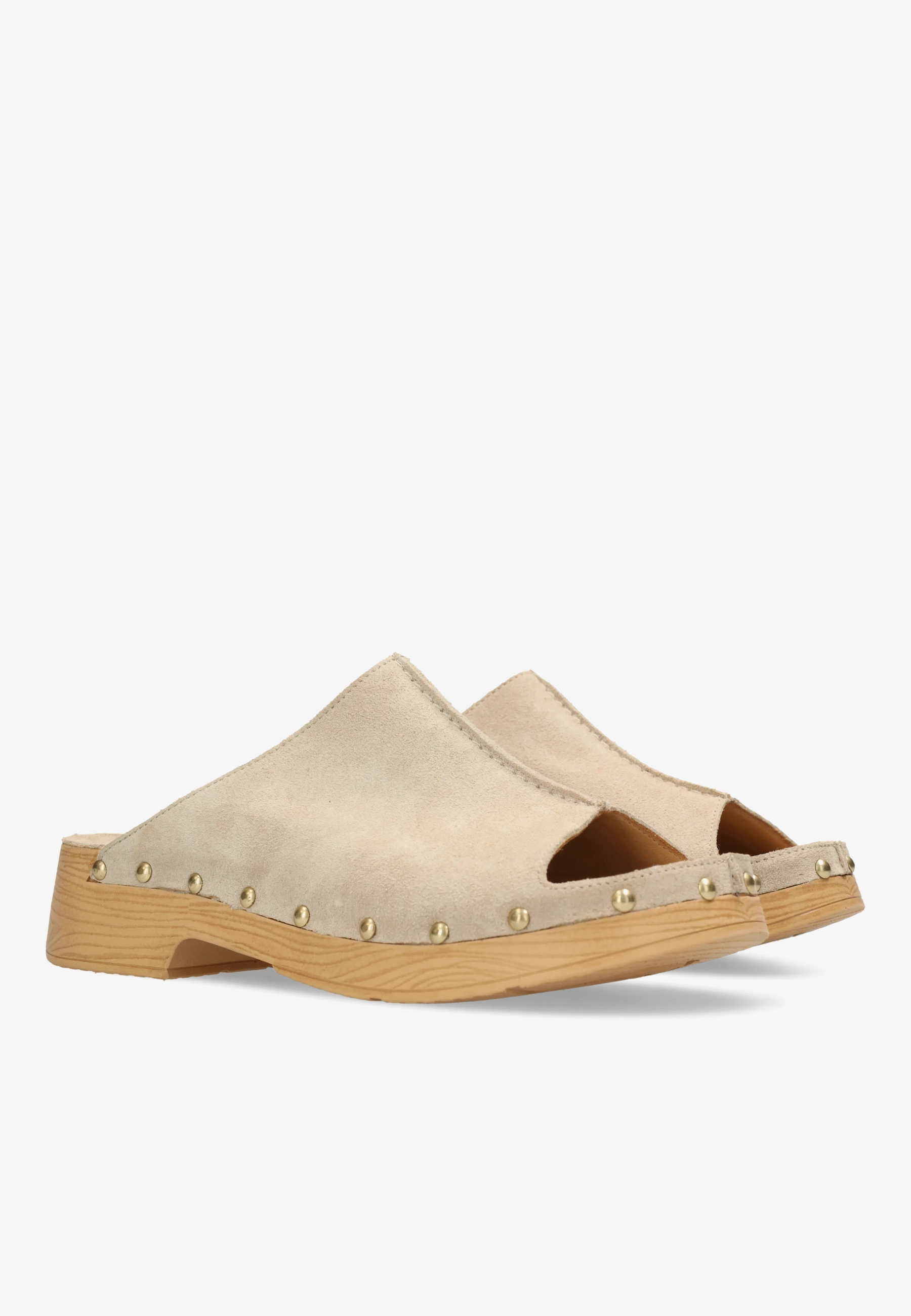 CARRY MILA Clog suede Sand