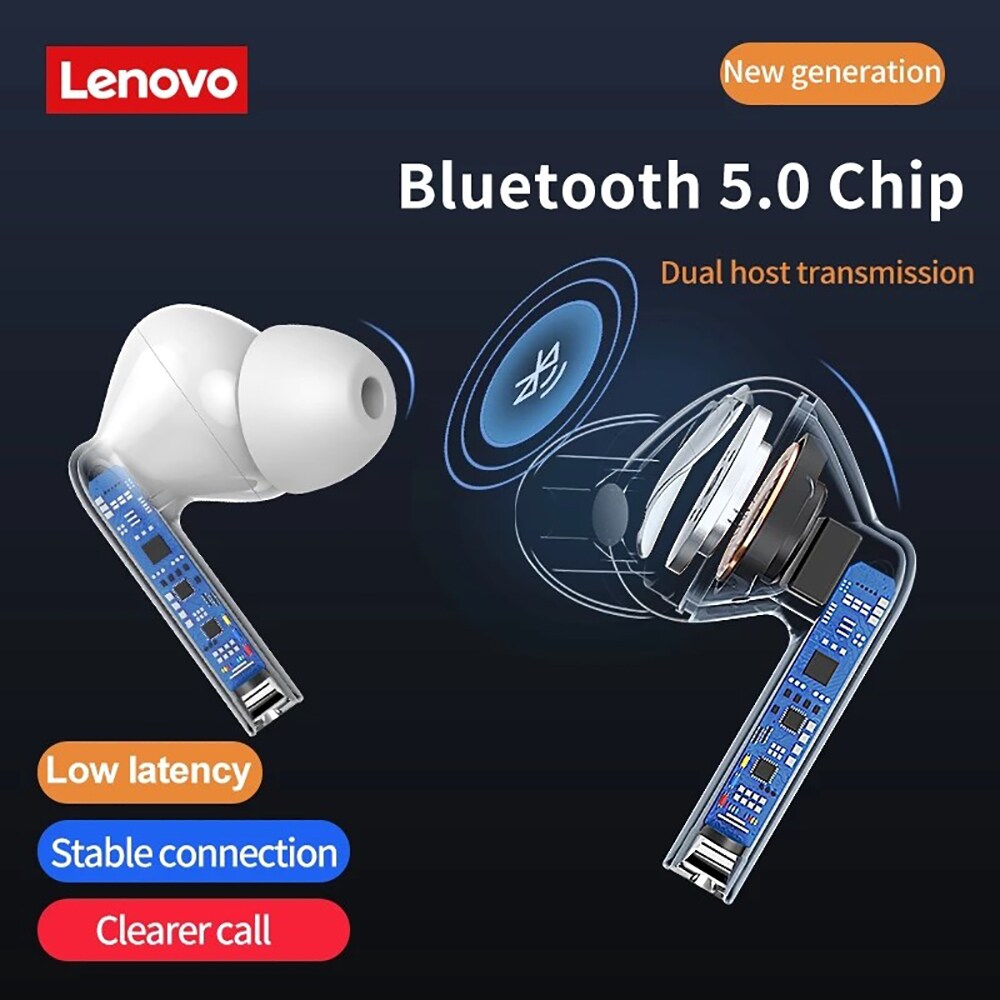Lenovo XT90 Bluetooth-Kopfhörer Weiß