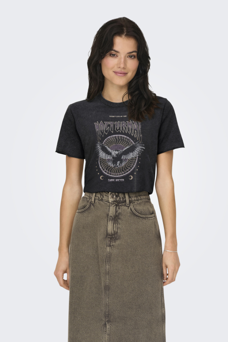Only zwarte dames t-shirt