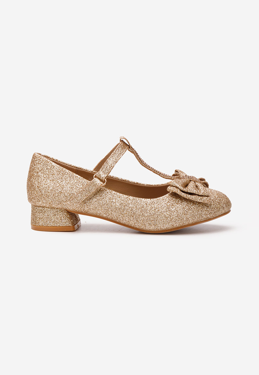 Chaussures pour filles dorées Binky V1