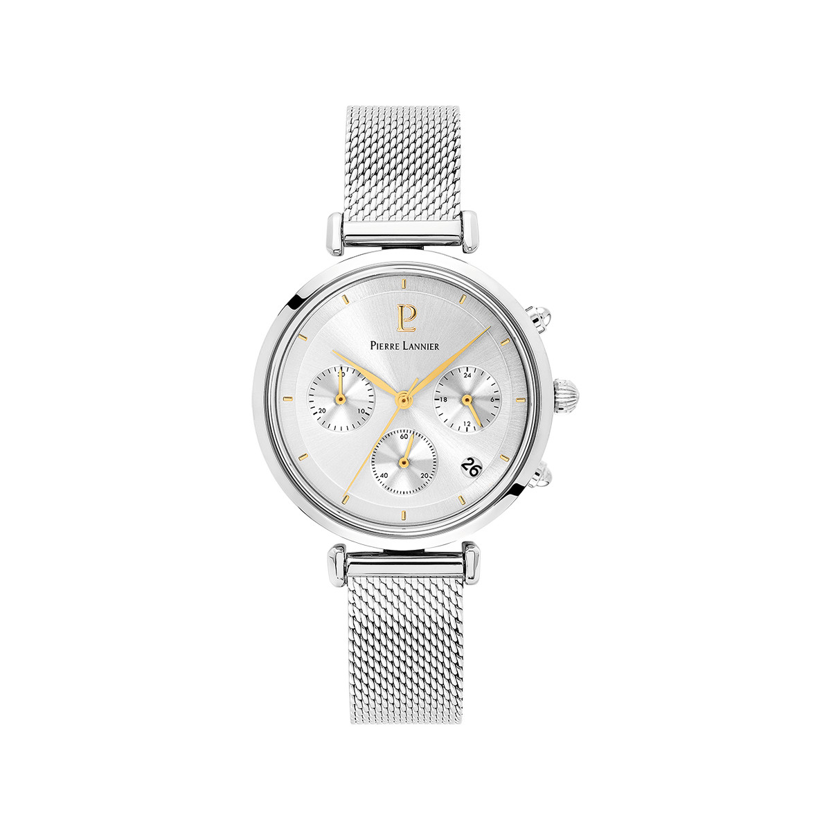 Montre PIERRE LANNIER Lutecia femme bracelet acier argent
