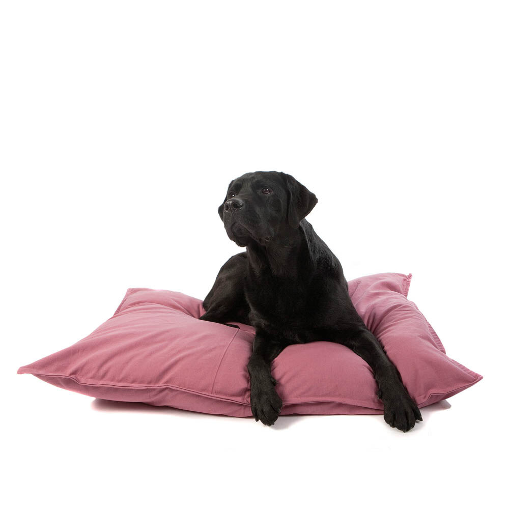 Lex & Max Tivoli - Hondenkussen - Oudroze - 70x100x14 cm - L