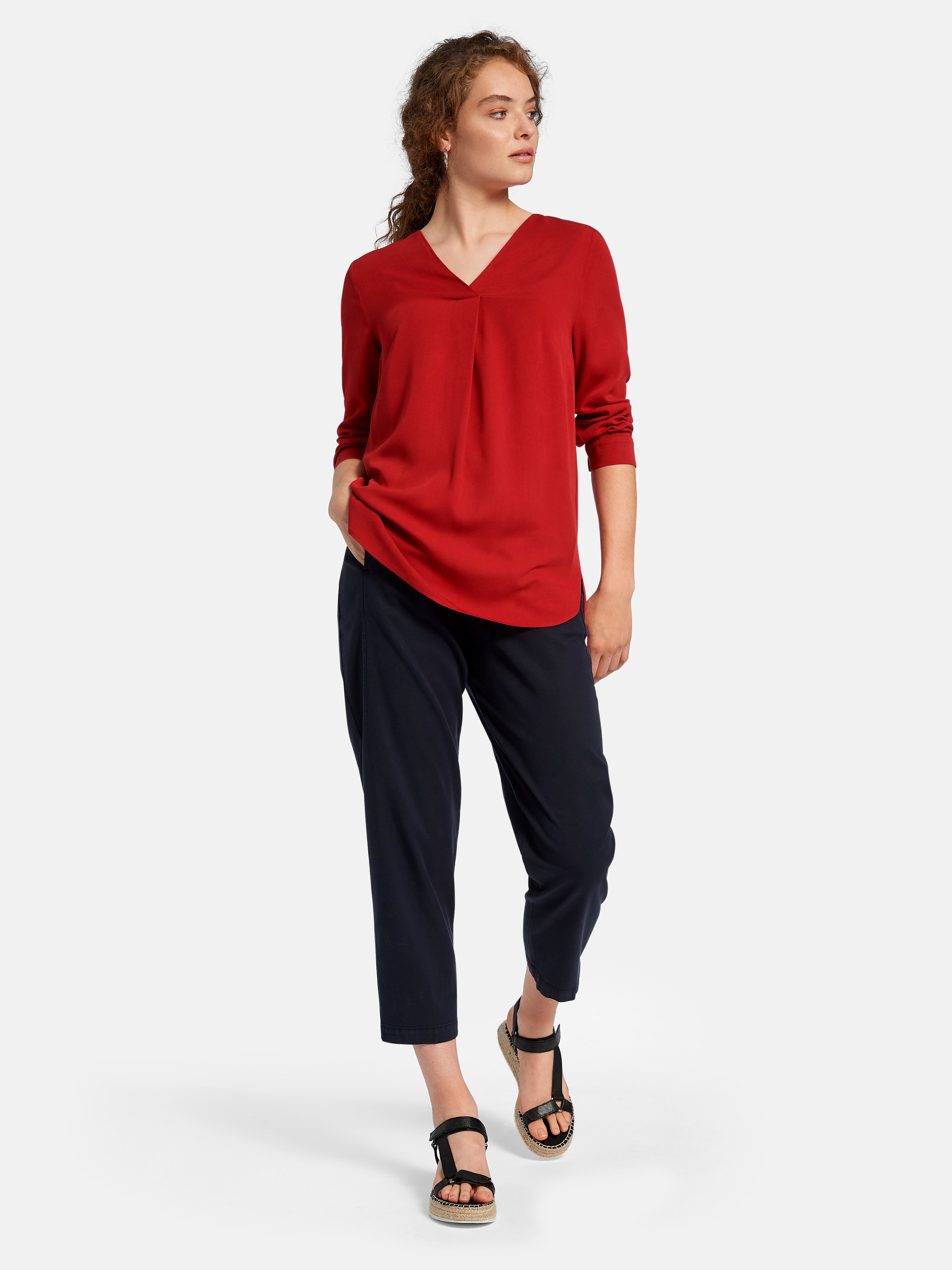 Bluse mit 3/4-Arm