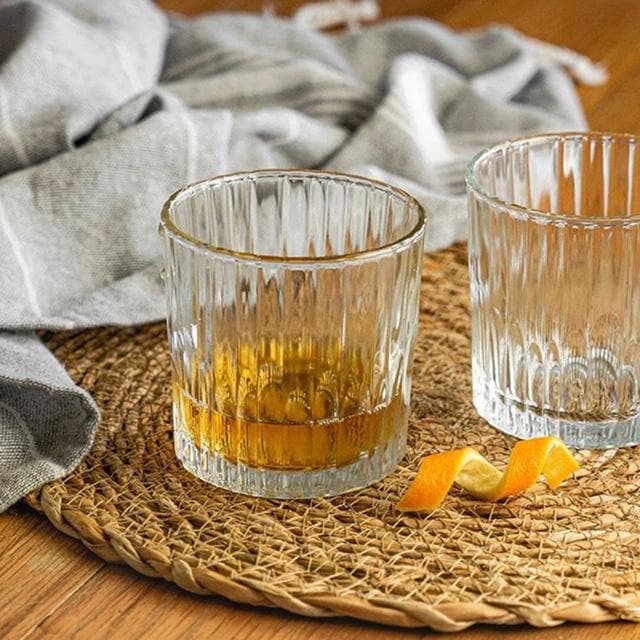 Verre à whisky transparent - Manhattan (Lot de 6)