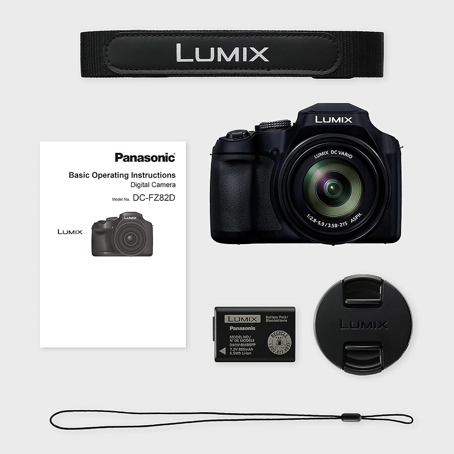 Panasonic Lumix DC-FZ82D Noir