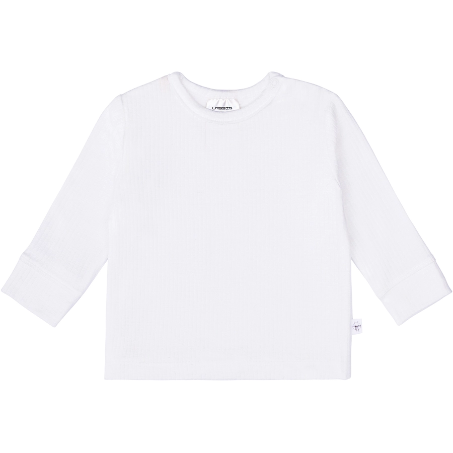 LÄSSIG Baby Langarmshirt gerippt milky weiß