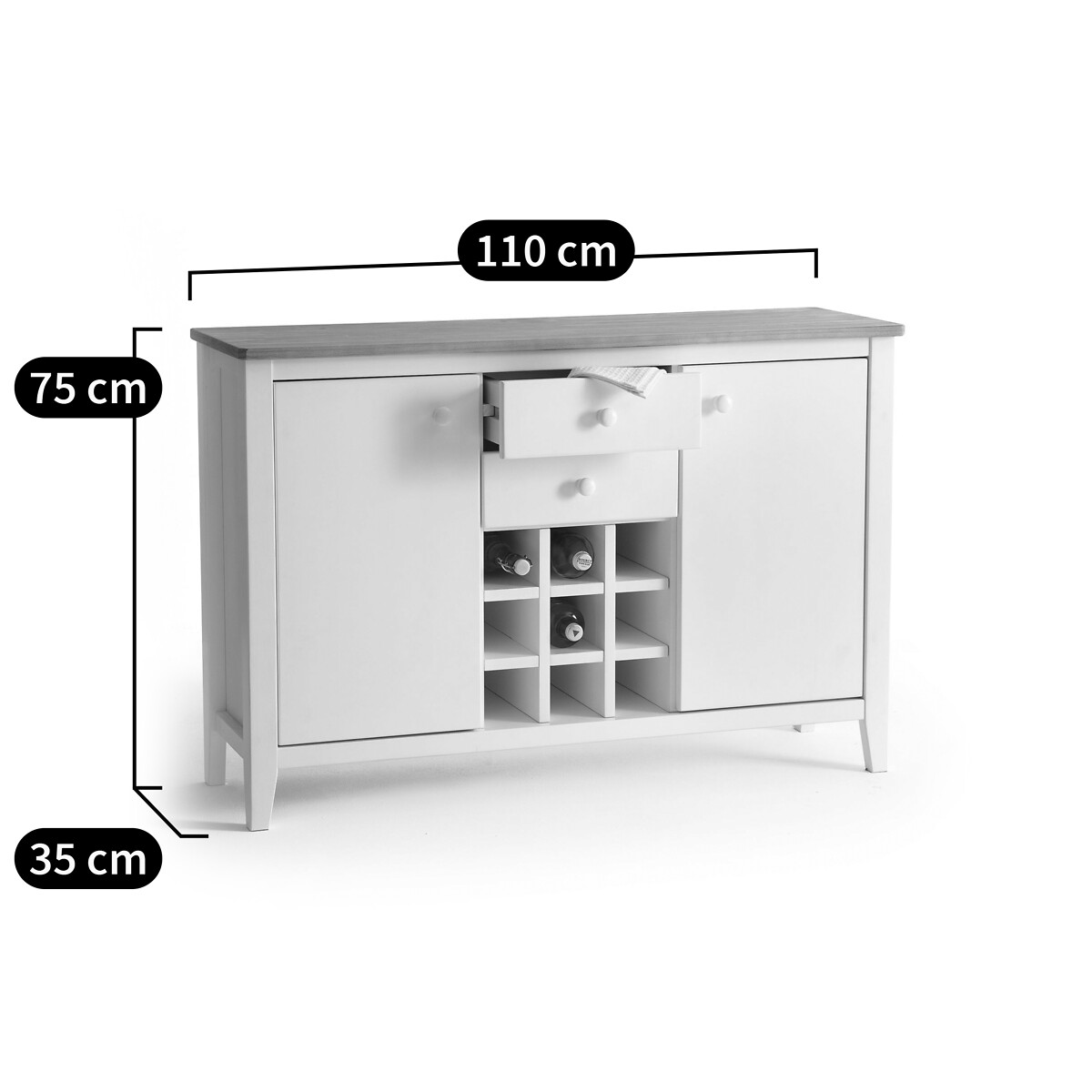 LA REDOUTE INTERIEURS<br>Caixa de buffet, Alvina