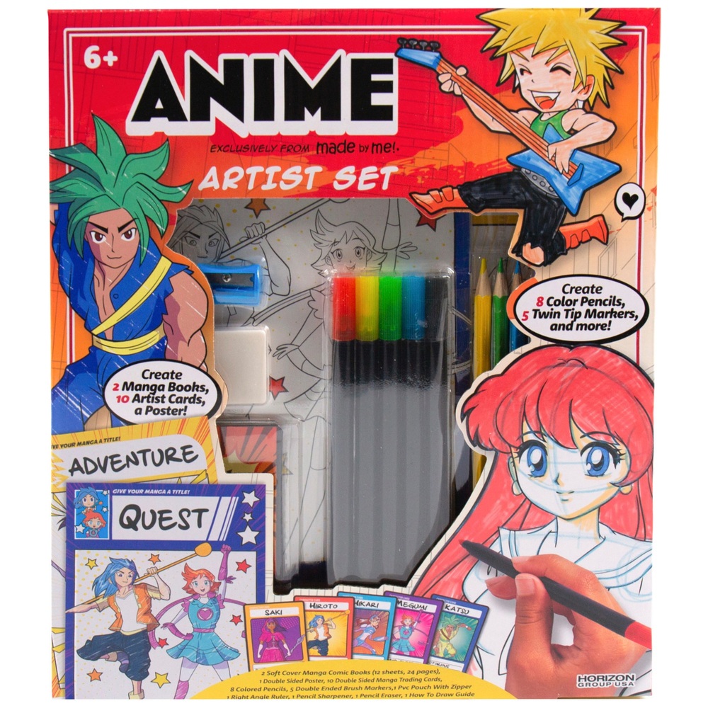 Ich habe das Anime-Künstlerset selbst erstellt