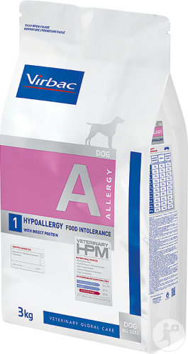 Virbac Veterinary HPM Dog Allergy A1 Intolérances Alimentaires 3kg