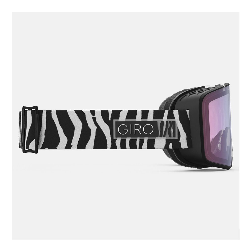 Giro METHOD - Masque ski + écran supplémentaire Homme black/white animal/vivid emerald