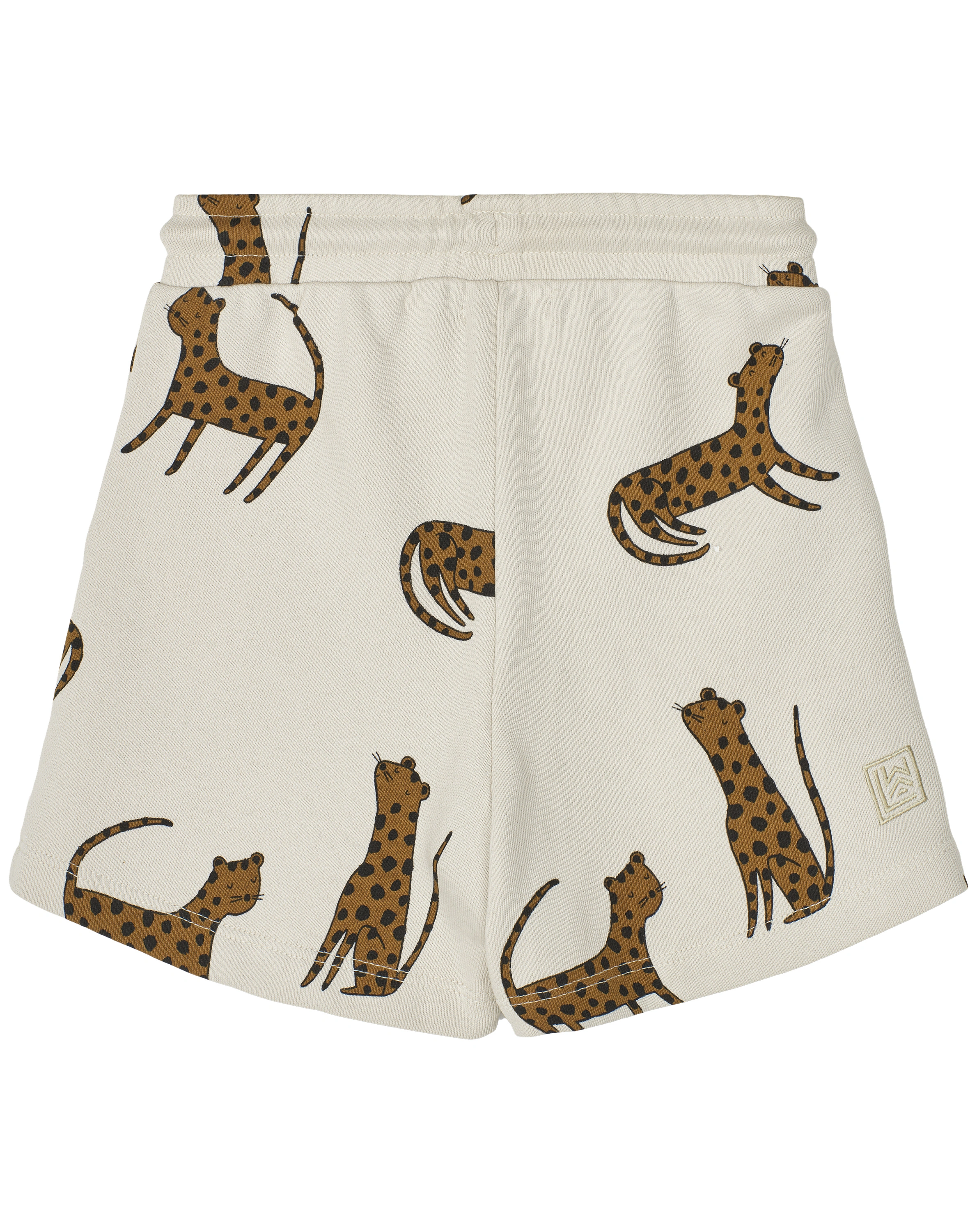 Sweatshorts GRAM LEOPARD in sandy